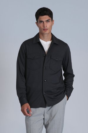 Cameron Erkek Basic Gömlek Slim Fit Haki