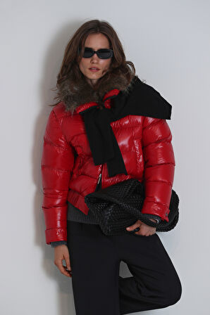 Lufian Kadın Daısy Kaztüyü Mont 122120030 K.Kırmızı