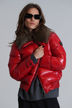 Lufian Kadın Daısy Kaztüyü Mont 122120030 K.Kırmızı