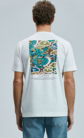 Lufian 111020242 Valor Modern Grafik T- Shirt Erkek Tişort