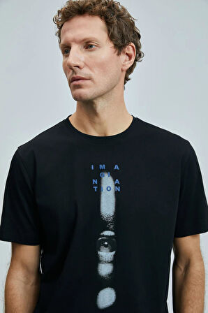 Lufian Eye Modern Grafik T-Shirt 111020247