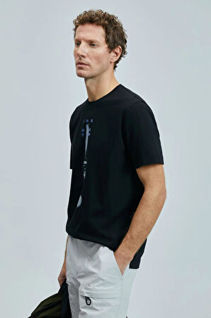 Lufian Eye Modern Grafik T-Shirt 111020247