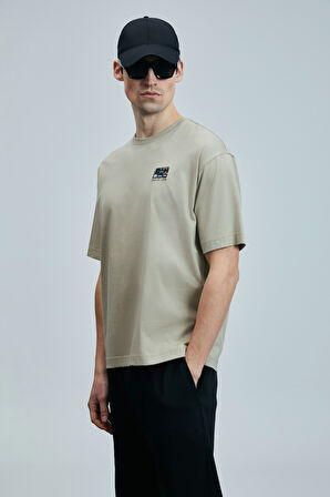 Lufian 111020248 Mask Modern Grafik T- Shirt Erkek Tişort