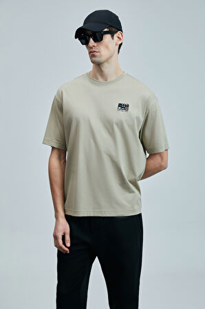 Lufian 111020248 Mask Modern Grafik T- Shirt Erkek Tişort