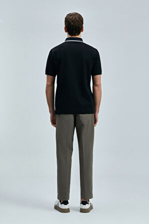 Lufian Erkek Echo Smart Polo T-Shirt 111040211 Siyah