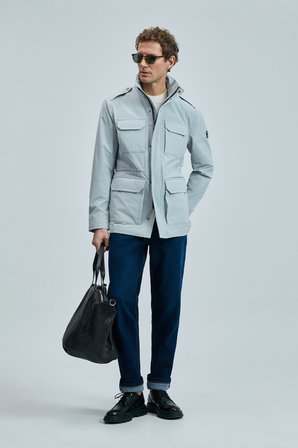 Freddıe Erkek Mont Açık Gri
