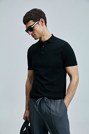 Lufian Derek Erkek Triko T-Shirt