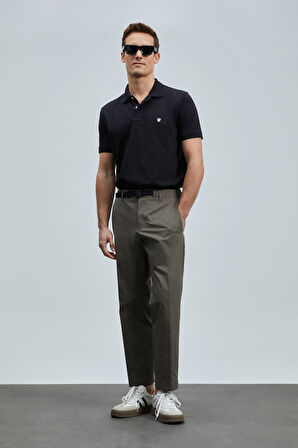 Lufian Erkek Laon Smart Polo T-Shirt 111040206 Siyah