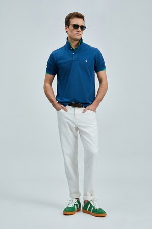 Laon Smart Erkek Polo Tişört Açık Lacivert