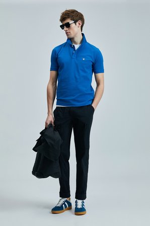 Laon Smart Erkek Polo Tişört Saks