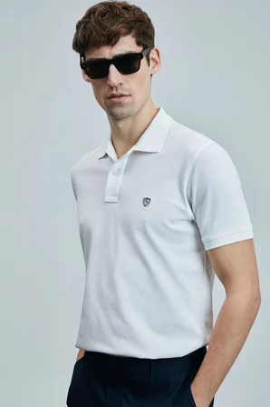 Laon Smart Erkek Polo Tişört Beyaz