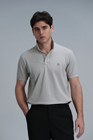 Lufian Laon Smart Erkek Polo Tişört Slim Fit Bej