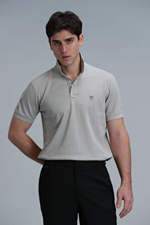 Lufian Laon Smart Erkek Polo Tişört Slim Fit Bej