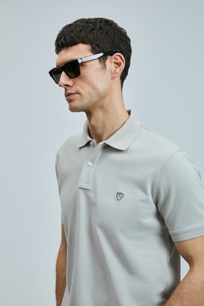 Laon Smart Erkek Polo Tişört Bej
