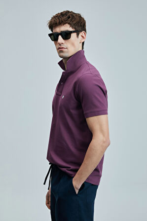 Lufian Erkek Laon Smart Polo T-Shirt 111040206 Bordo
