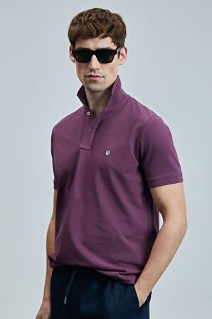 Lufian Erkek Laon Smart Polo T-Shirt 111040206 Bordo