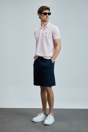 Laon Smart Erkek Polo Tişört Pembe