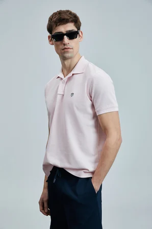 Laon Smart Erkek Polo Tişört Pembe