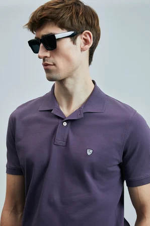 Laon Smart Erkek Polo Tişört Mürdüm