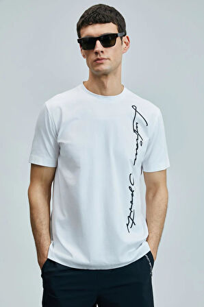 Lufian Justın Modern Grafik T-Shirt 111020231