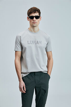 Thınk Modern Grafik T- Shirt Taş