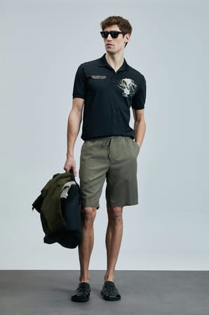 Bloom Smart Erkek Polo Tişört Siyah