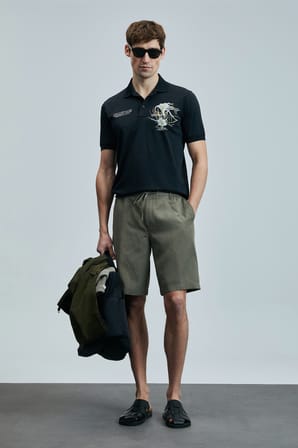 Bloom Smart Erkek Polo Tişört Siyah
