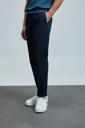 Glen Smart Erkek Chino Pantolon Slim Fit Lacivert