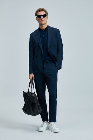 Hunter Smart Erkek Chino Pantolon Slim Fit Lacivert