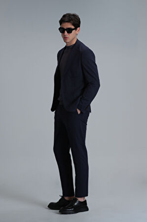 Lufian Hunter Smart Erkek Chino Pantolon Slim Fit Lacivert
