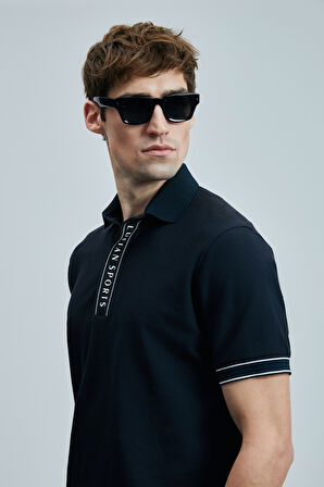 Lufian Erkek Lord Smart Polo T-Shirt 111040207 Lacivert