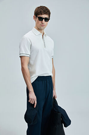 Lufian Erkek Lord Smart Polo T-Shirt 111040207 Beyaz