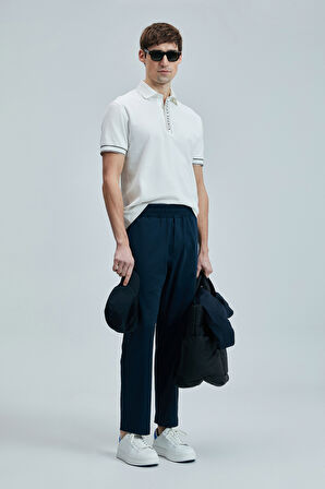 Lufian Erkek Lord Smart Polo T-Shirt 111040207 Beyaz