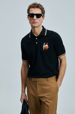 Sansa Smart Erkek Polo Tişört Siyah