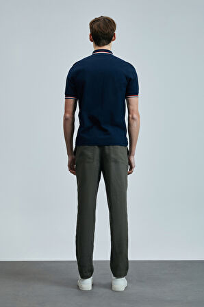 Lufian Erkek Sansa Smart Polo T-Shirt 111040218 Lacivert