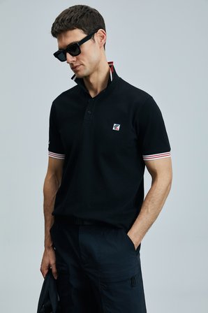 Eros Smart Erkek Polo Tişört Siyah