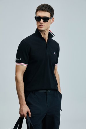 Eros Smart Erkek Polo Tişört Siyah