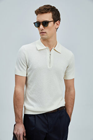 Lufian 111090092 Aren Erkek Pamuklu Kazak T- Shirt Erkek Tişort