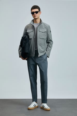Plus Smart Erkek Chino Pantolon Slim Fit Yeşil