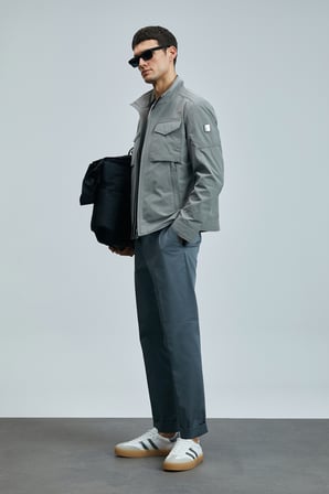 Plus Smart Erkek Chino Pantolon Slim Fit Yeşil