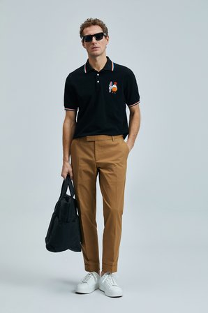 Luta Smart Erkek Chino Pantolon Comfort Fit Deve Tüyü