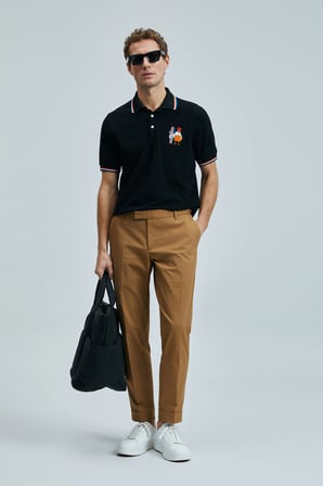 Luta Smart Erkek Chino Pantolon Comfort Fit Deve Tüyü