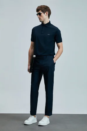 Samuel Smart Erkek Chino Pantolon Slim Fit Lacivert