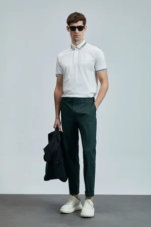 Samuel Smart Erkek Chino Pantolon Slim Fit Yeşil