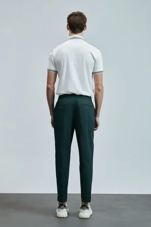 Samuel Smart Erkek Chino Pantolon Slim Fit Yeşil