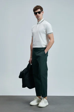 Samuel Smart Erkek Chino Pantolon Slim Fit Yeşil