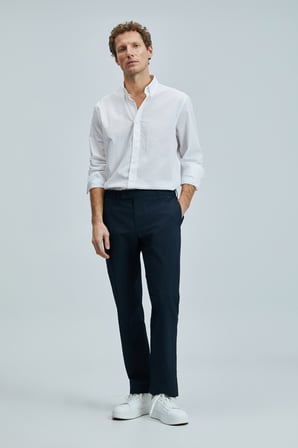 Lukaso Smart Erkek Chino Pantolon Slim Fit Lacivert