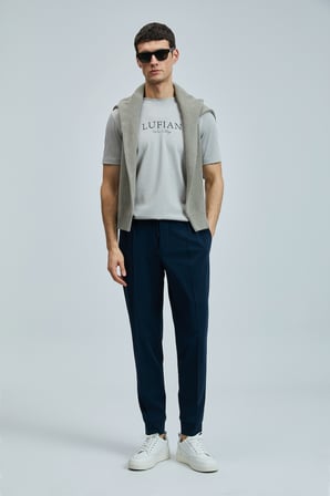 Pıto Smart Erkek Chino Pantolon Slim Fit Lacivert