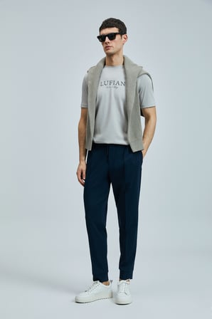 Pıto Smart Erkek Chino Pantolon Slim Fit Lacivert
