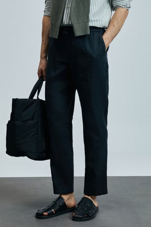 Karl Smart Erkek Chino Pantolon Slim Fit Siyah